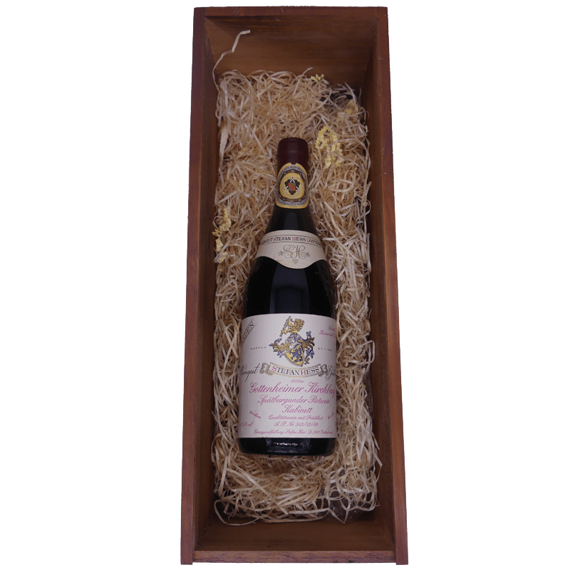 1988 Spätburgunder Rotwein Kabinett trocken Gottenheimer Kirchberg Weingut Stefan Hess