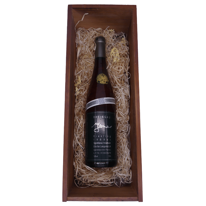 1989 Riesling Spätlese trocken Eltviller Langenstück Weingut Willi Jonas