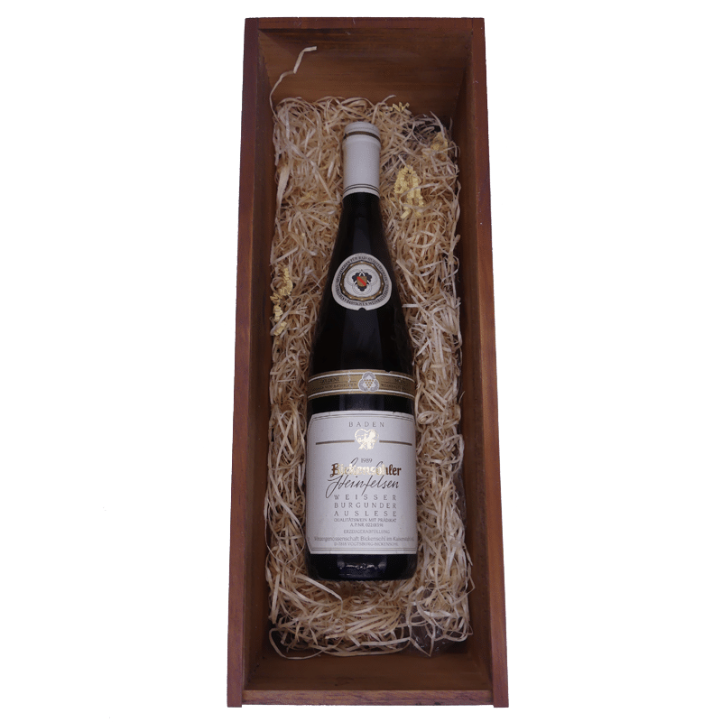 1989 Weisser Burgunder Auslese edelsüß Bickensohler Steinfelsen Winzergenossenschaft Bickensohl